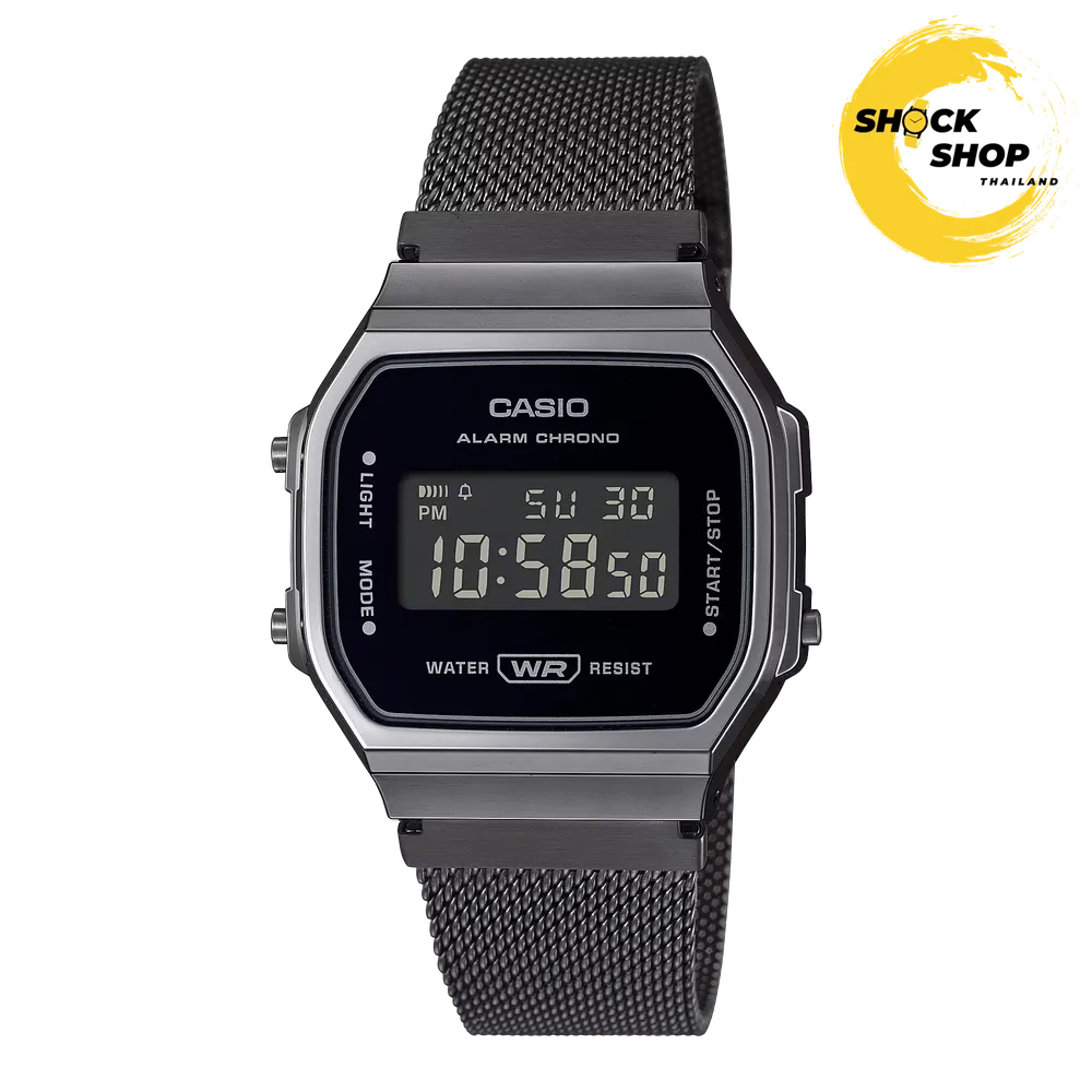 CASIO นาฬิกาข้อมือ รุ่น A168WEMB-1B คาสิโอ