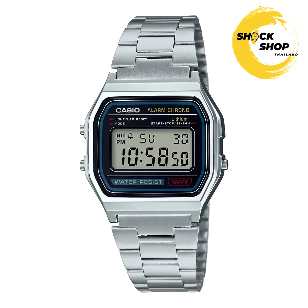 CASIO นาฬิกาข้อมือ รุ่น A158WA-1D คาสิโอ