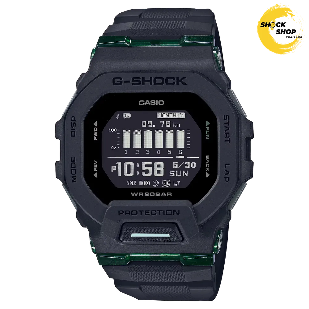 CASIO G-SHOCK นาฬิกาผู้ชาย รุ่น GBD-200UU-1 ซีรีส์ GBD-200 จีช็อค