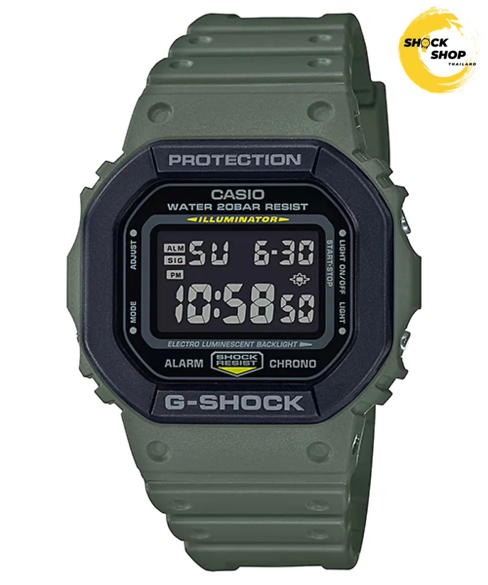 CASIO G-SHOCK นาฬิกาผู้ชาย รุ่นสีพิเศษ DW-5610SU-3 จีช็อค