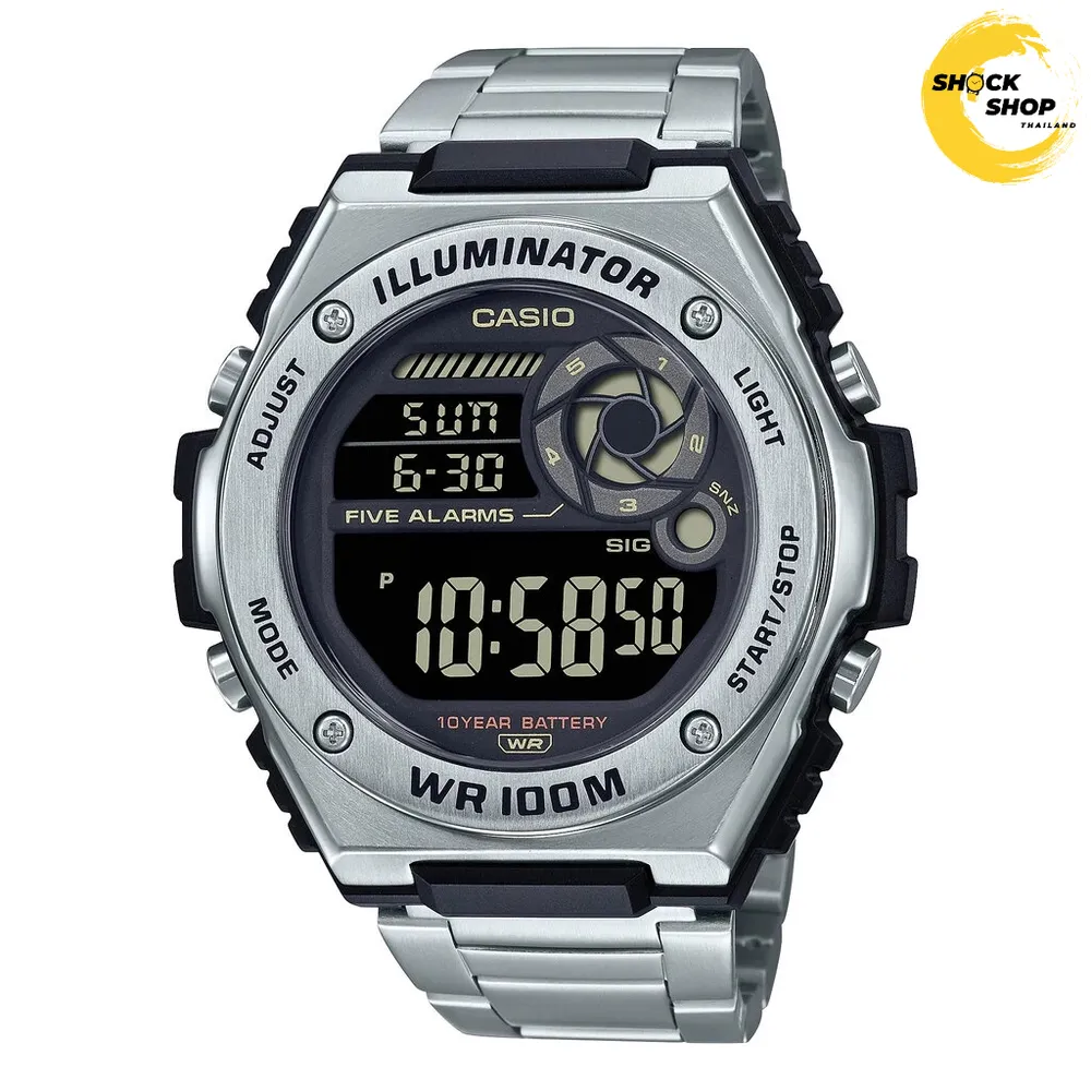 CASIO นาฬิกาผู้ชาย รุ่น MWD-100HD-1BV คาสิโอ