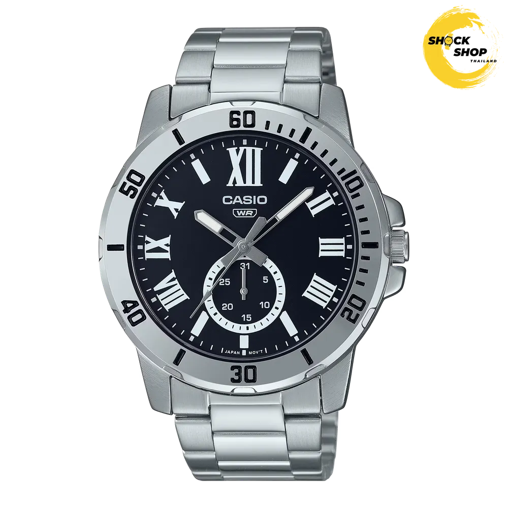 CASIO นาฬิกาผู้ชาย รุ่น MTP-VD200D-1B คาสิโอ