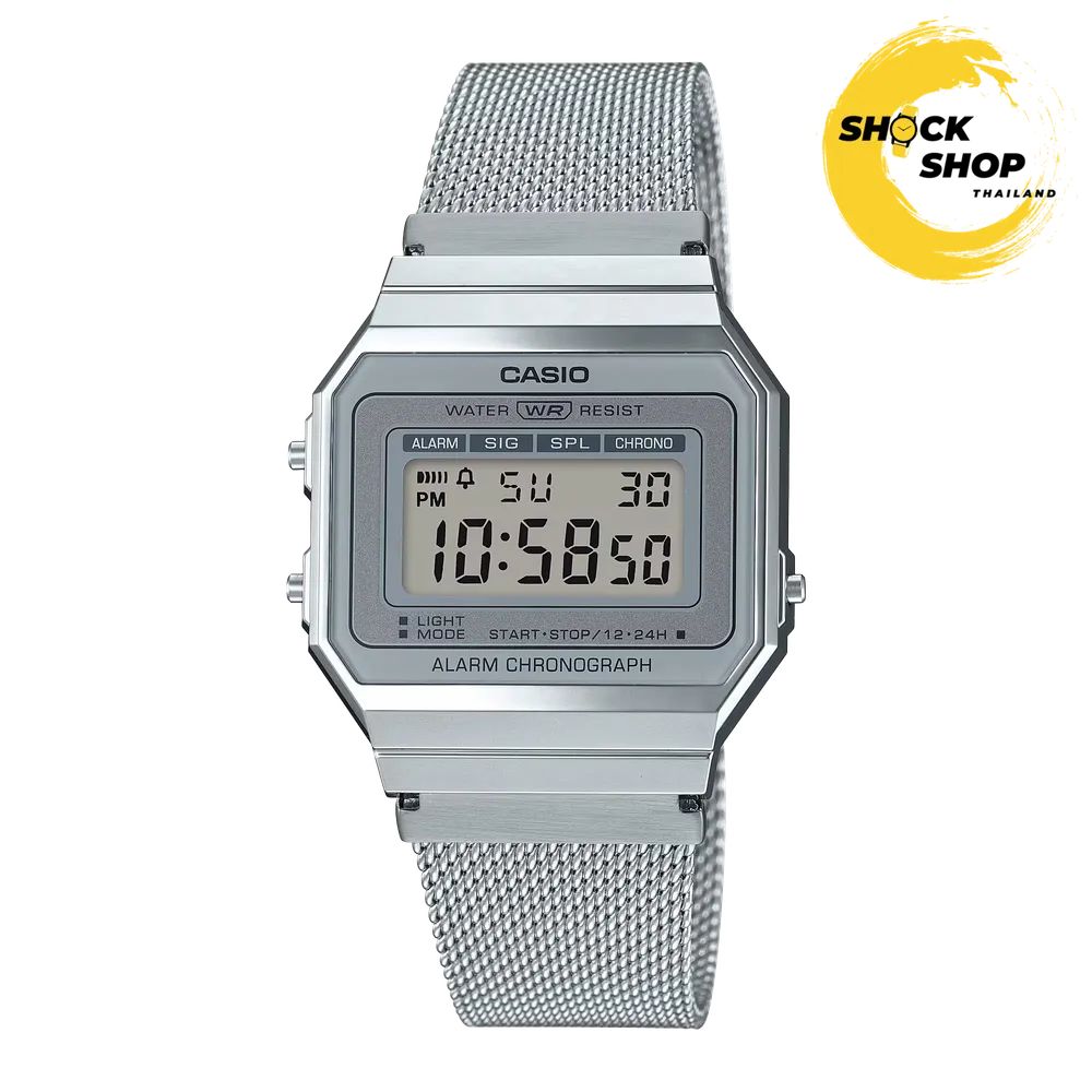 CASIO นาฬิกาข้อมือผู้หญิง รุ่น A700WM-7 คาสิโอ