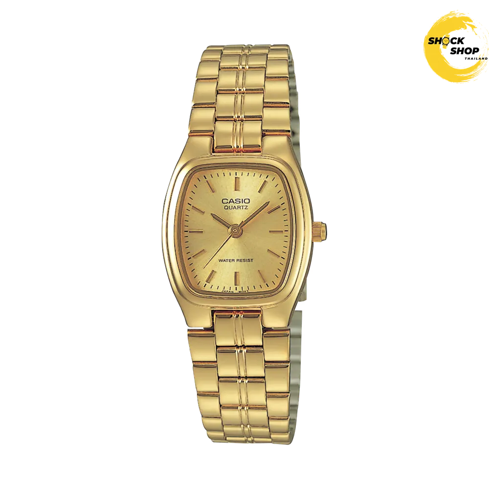 CASIO นาฬิกาผู้หญิง รุ่น LTP-1169N-9A วัสดุสเตนเลสสตีล สีทอง คาสิโอ