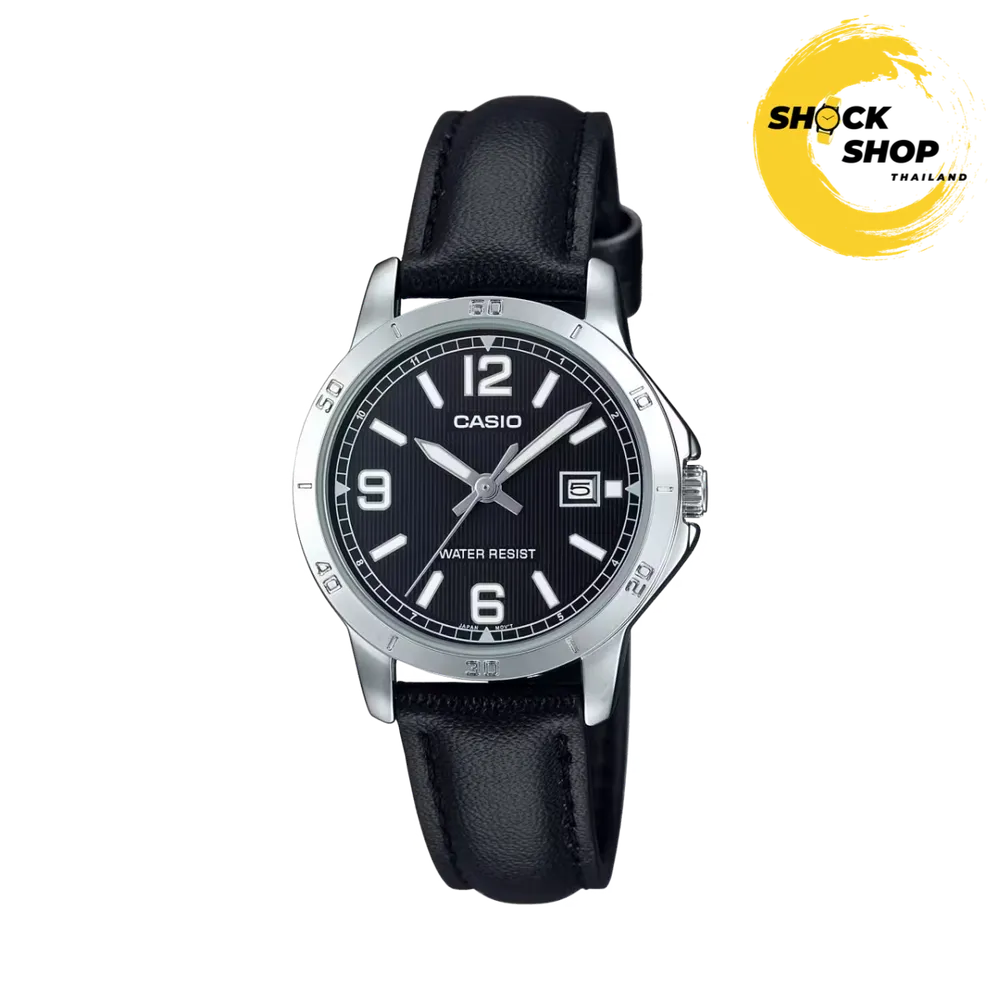 CASIO นาฬิกาผู้หญิง รุ่น LTP-V004L-1B คาสิโอ