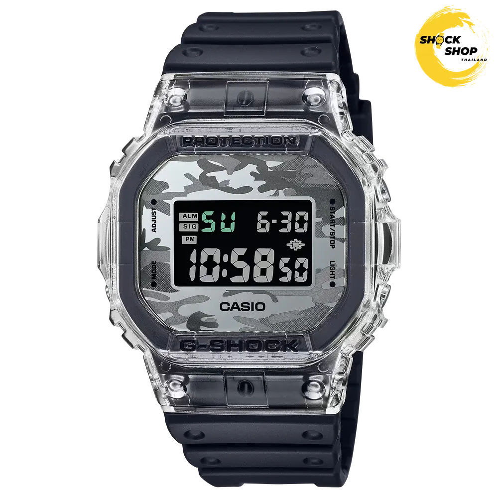 CASIO G-SHOCK นาฬิกาผู้ชาย รุ่น DW-5600SKC-1 ซีรีส์ 5600 จีช็อค