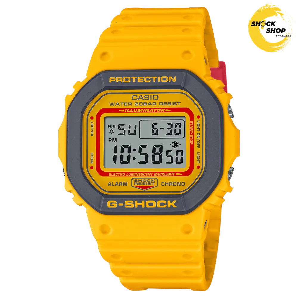CASIO G-SHOCK นาฬิกาผู้ชาย รุ่น DW-5610Y-9 ซีรีส์ 5600 จีช็อค