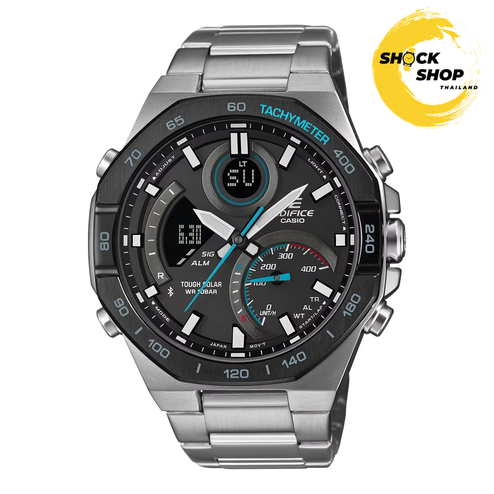 CASIO EDIFICE นาฬิกาผู้ชาย รุ่น ECB-950DB-1A ซีรีส์ ECB-900 คาสิโอ
