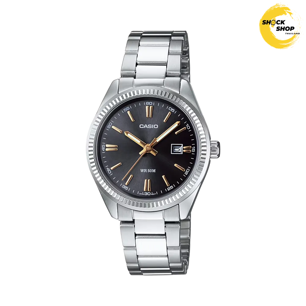 CASIO นาฬิกาข้อมือผู้หญิง รุ่น LTP-1302D-1A2 คาสิโอ