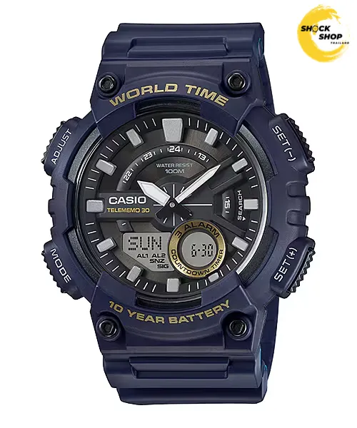 CASIO นาฬิกาผู้ชาย รุ่น AEQ-110W-2AV คาสิโอ