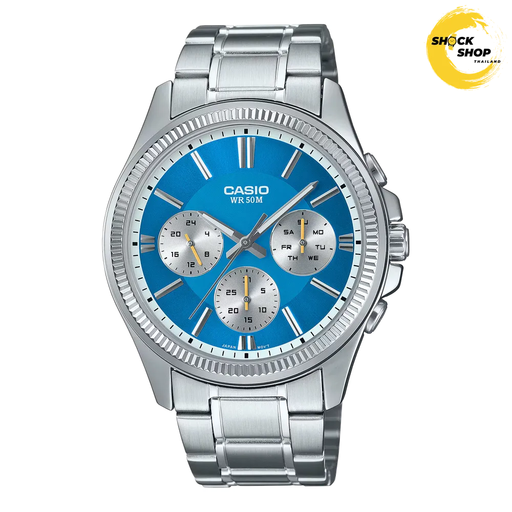 CASIO นาฬิกาผู้ชาย รุ่น MTP-1375D-2A2V คาสิโอ