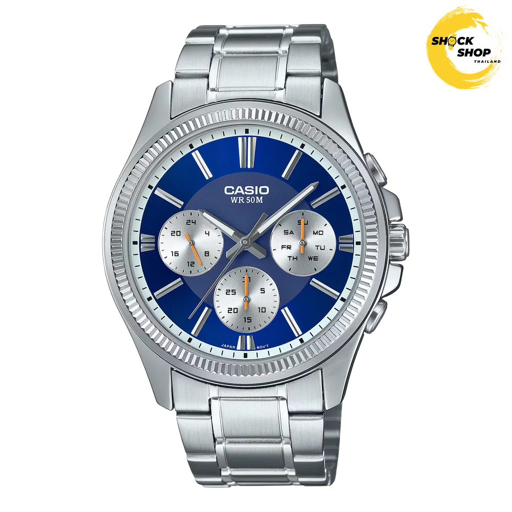CASIO นาฬิกาผู้ชาย รุ่น MTP-1375D-2A1V คาสิโอ