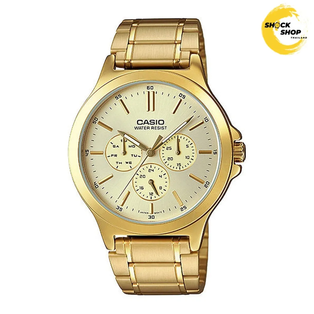 CASIO นาฬิกาผู้ชาย รุ่น MTP-V300G-9A คาสิโอ