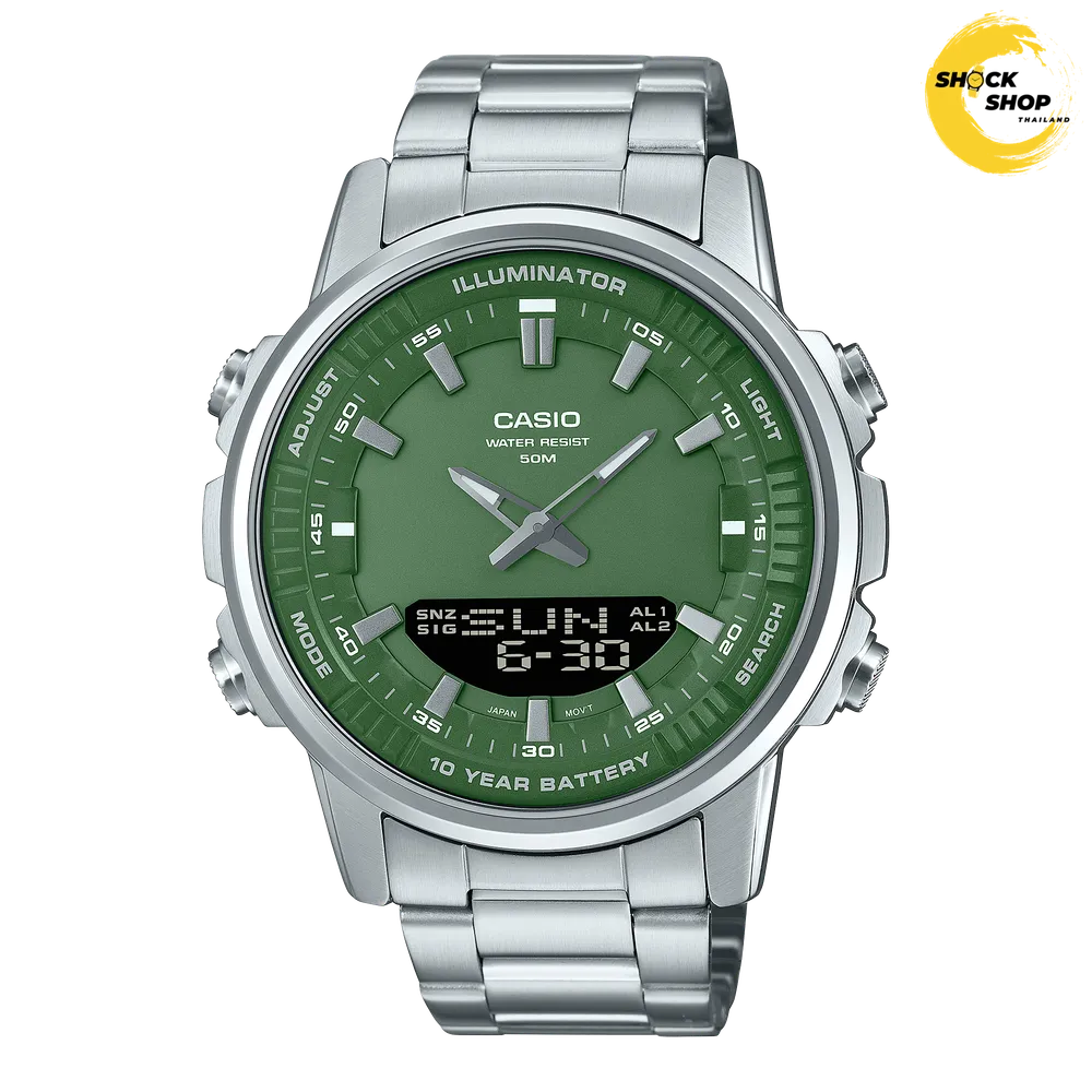 CASIO นาฬิกาผู้ชาย รุ่น AMW-880D-3AV คาสิโอ