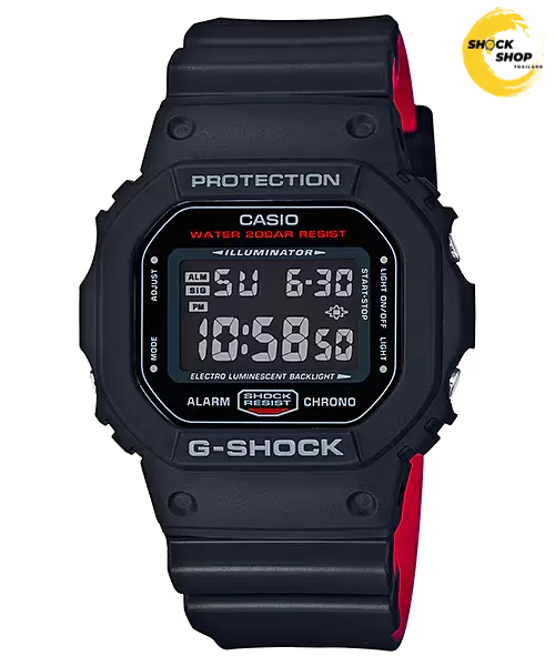 CASIO G-SHOCK นาฬิกาผู้ชาย รุ่น DW-5600HR-1 ซีรีส์ 5600 จีช็อค