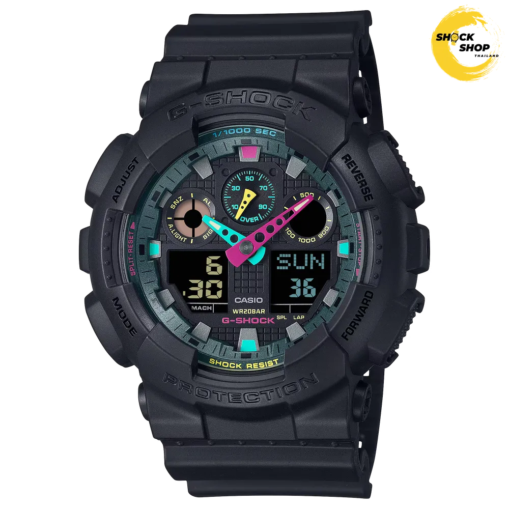 CASIO G-SHOCK นาฬิกาผู้ชาย รุ่น GA-100MF-1A ซีรีส์ GA-100 จีช็อค