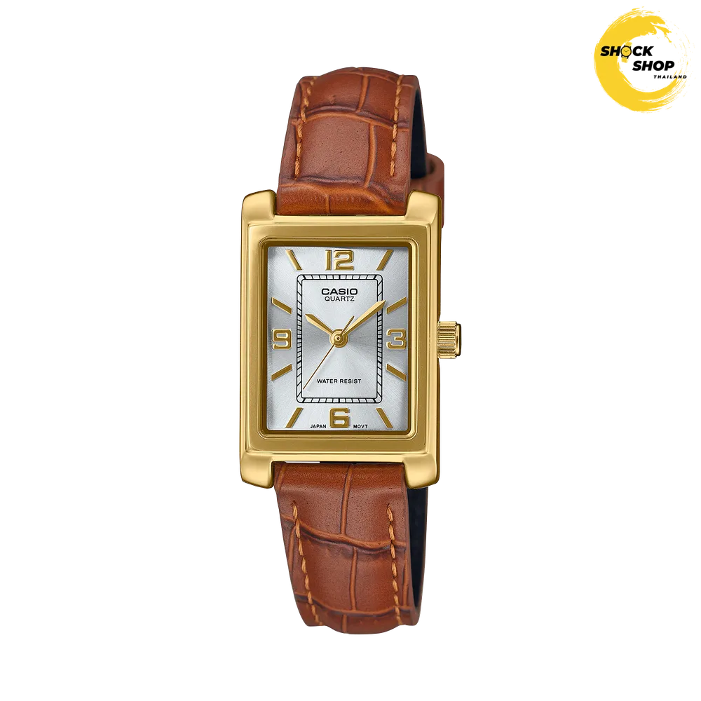 CASIO นาฬิกาข้อมือผู้หญิง รุ่น LTP-1234GLL-7A คาสิโอ