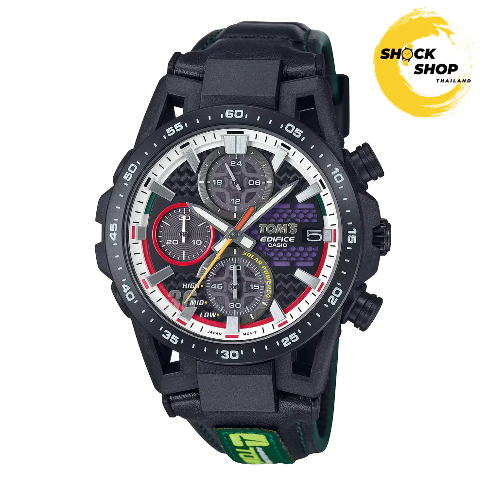CASIO EDIFICE SOSPENSIONE นาฬิกาผู้ชาย รุ่น EFS-S641TMS-1A ฉลองครบรอบ 50 ปี ของ TOM’S