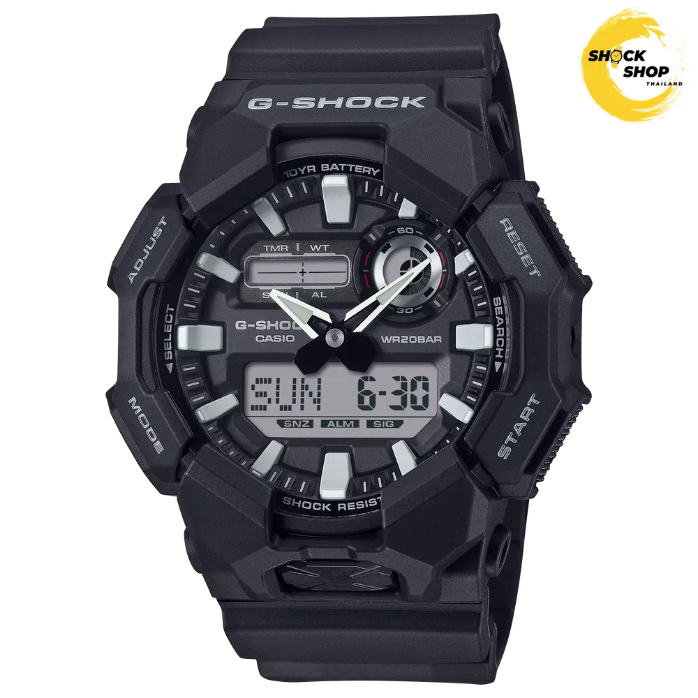 CASIO G-SHOCK นาฬิกาผู้ชาย รุ่น GA-010-1A ซีรีส์ GA-010 จีช็อค