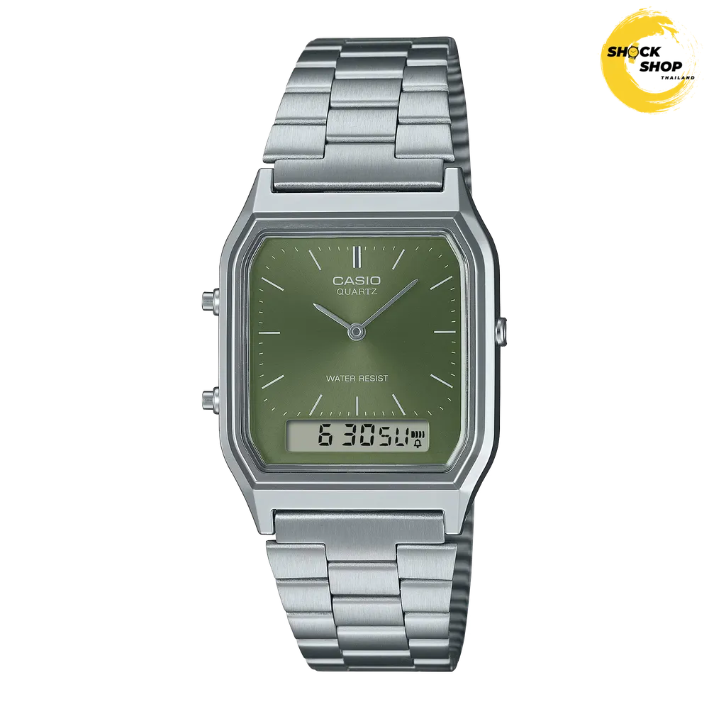 CASIO นาฬิกาข้อมือ รุ่น AQ-230A-3AMQY คาสิโอ