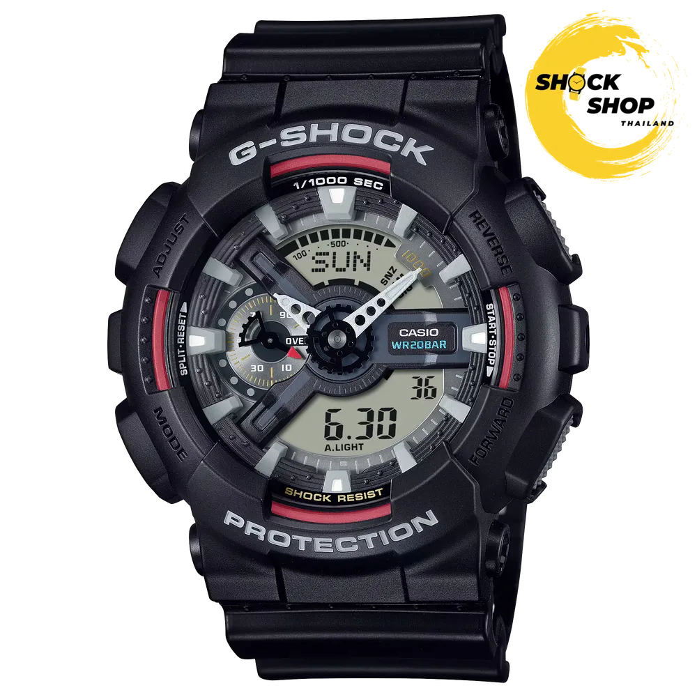 CASIO G-SHOCK นาฬิกาผู้ชาย รุ่น GA-110RL-1A ซีรีส์ 110 จีช็อค
