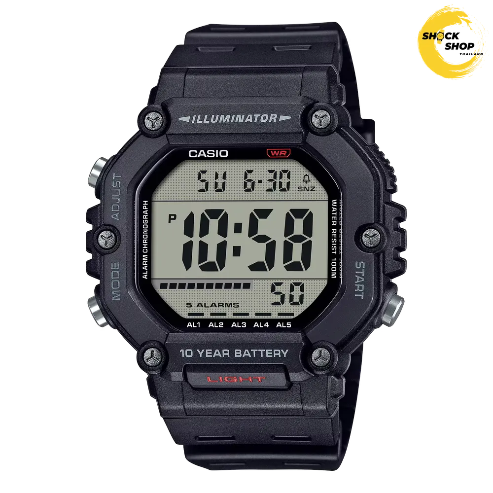CASIO นาฬิกาข้อมือ ดิจิตอล รุ่น AE-1600H-1A คาสิโอ
