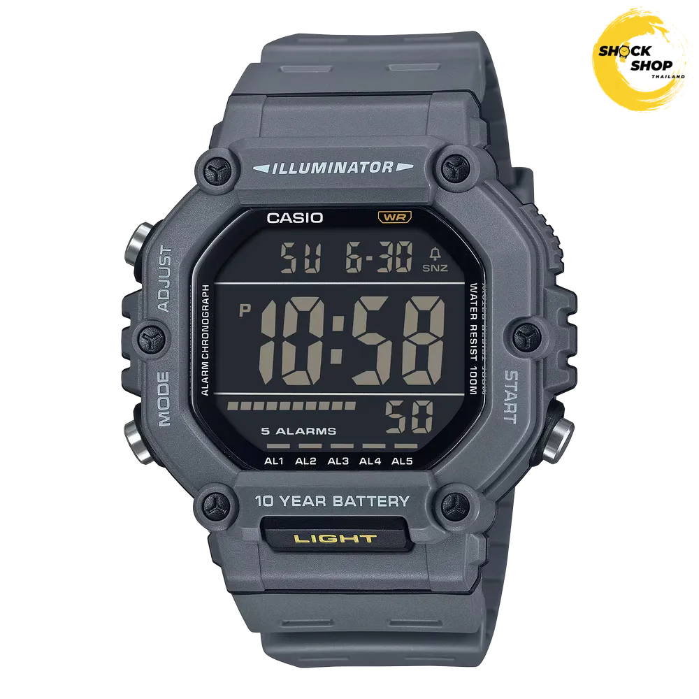 CASIO นาฬิกาข้อมือ ดิจิตอล รุ่น AE-1600H-8B คาสิโอ