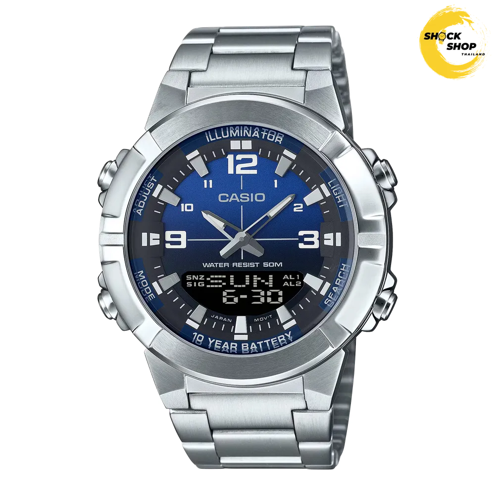 CASIO นาฬิกาผู้ชาย รุ่น AMW-870DA-2A1 คาสิโอ