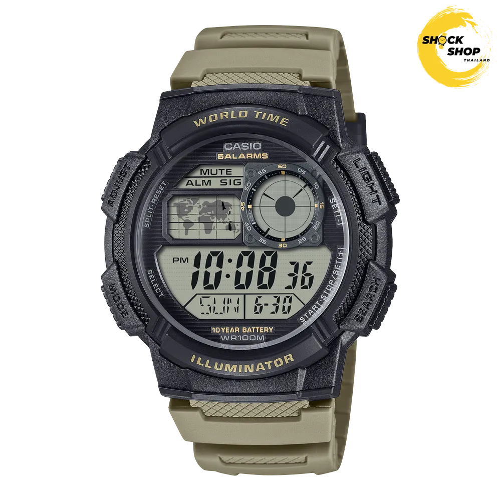 CASIO นาฬิกาผู้ชาย รุ่น AE-1000W-5AV คาสิโอ