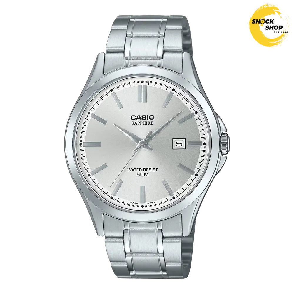 CASIO นาฬิกาผู้ชาย รุ่น MTS-115D-7AV กระจกแซฟไฟร์ คาสิโอ