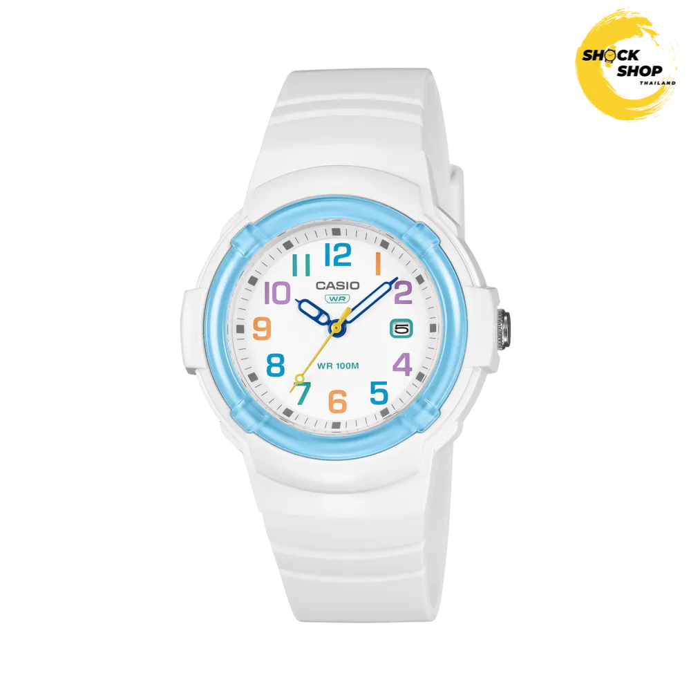 CASIO นาฬิกาผู้หญิง รุ่น LX-800H-7A2 วัสดุเรซิ่น สีขาว คาสิโอ