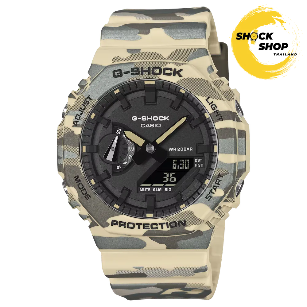 CASIO G-SHOCK นาฬิกาผู้ชาย รุ่น GA-2100CM-5A ซีรีส์ GA-2100 จีช็อค