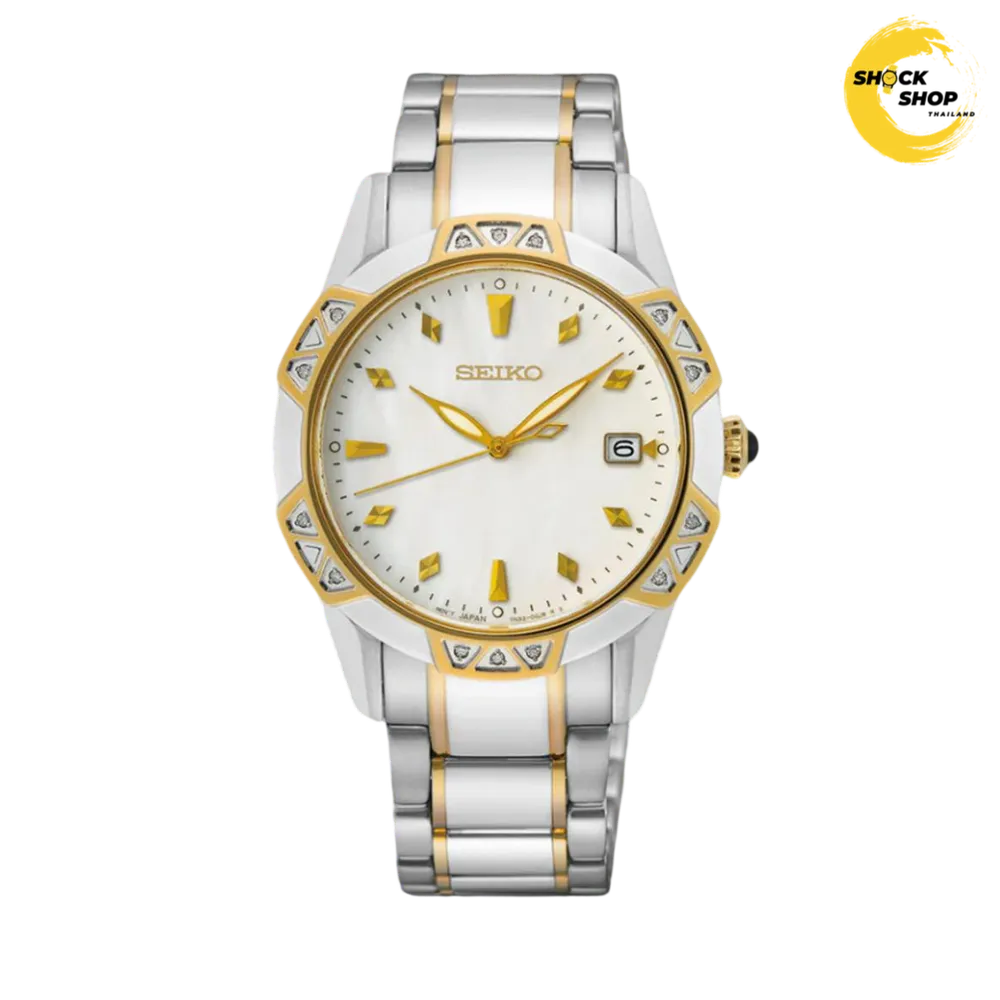 SEIKO QUARTZ นาฬิกาข้อมือผู้หญิง (ไซโก) รุ่น SKK728P ขนาด 33 mm
