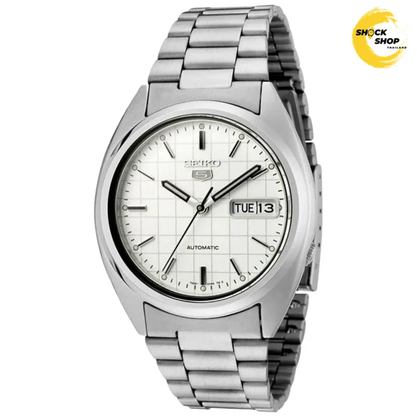 SEIKO 5 Automatic Series 21 Jewels นาฬิกาข้อมือผู้ชาย (ไซโก) รุ่น SNXF05 ขนาด 37 mm