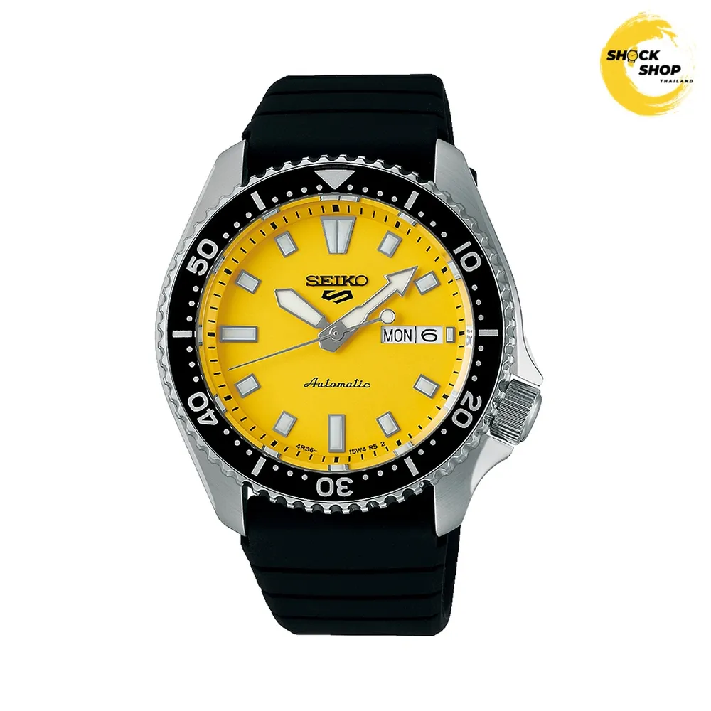 SEIKO 5 SPORTS SKX Series new Suits Style นาฬิกาข้อมือผู้ชาย (ไซโก) รุ่น SRPL87K ขนาด 42.5 มม. สีเหลือง