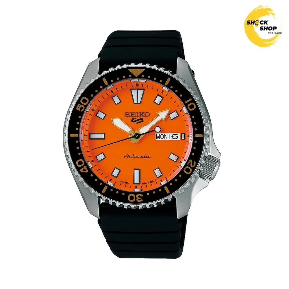 SEIKO 5 SPORTS SKX Series new Suits Style นาฬิกาข้อมือผู้ชาย (ไซโก) รุ่น SRPL89K ขนาด 42.5 มม. สีส้ม