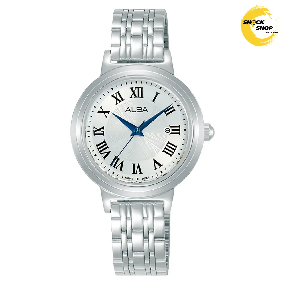 ALBA QUARTZ นาฬิกาข้อมือผู้หญิง (อัลบา) รุ่น AH7EB7X ขนาด 30 mm สีขาว