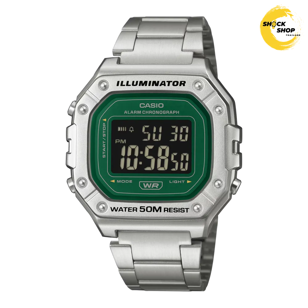 CASIO นาฬิกาข้อมือ ดิจิตอล รุ่น W-218HD-3A คาสิโอ