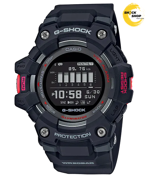 CASIO G-SHOCK นาฬิกาข้อมือผู้ชาย รุ่น GBD-100-1 ซีรีส์ GBD-100 G-SQUAD จีช็อค