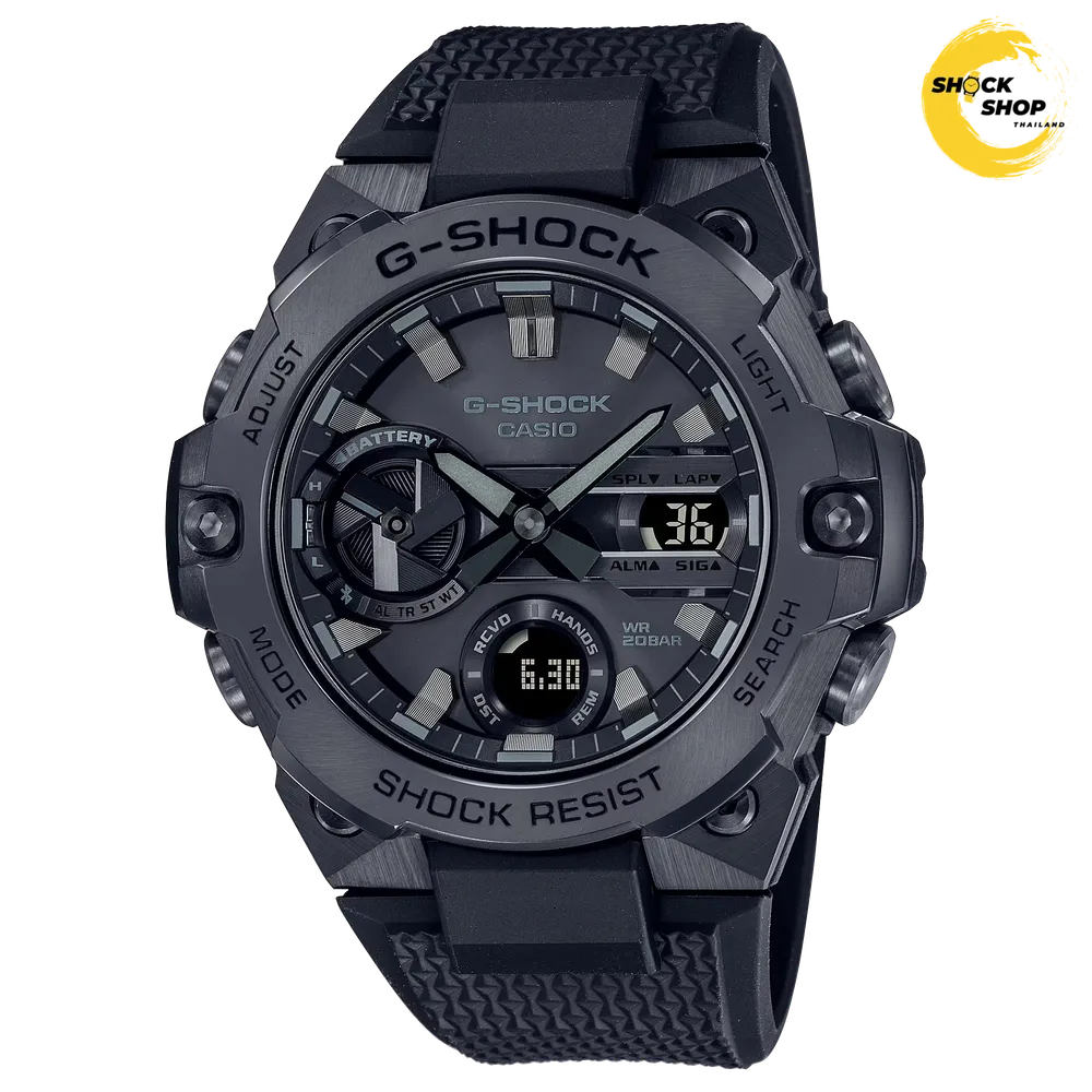 CASIO G-SHOCK G-STEEL นาฬิกาข้อมือผู้ชาย รุ่น GST-B400BB-1A ซีรีส์ ซีรีส์ GST-B400 จีช็อค