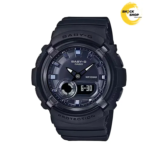 CASIO BABY-G นาฬิกาข้อมือผู้หญิง รุ่น BGA-280-1A ซีรีส์ BGA-280 วัสดุเรซิ่น สีดำ เบบี้จี