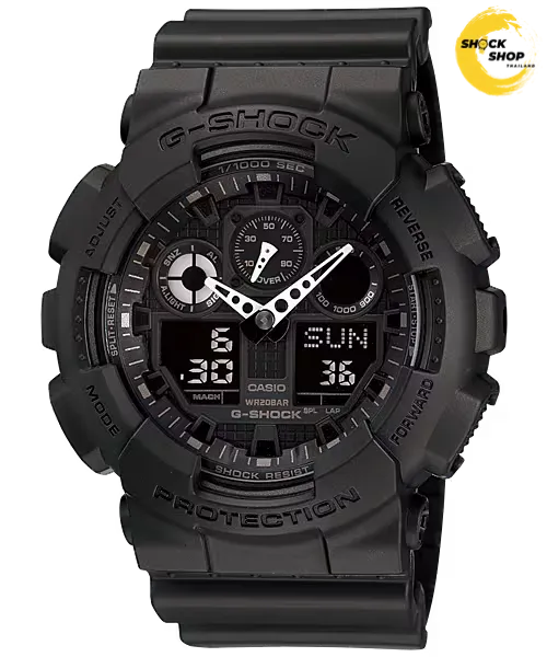 CASIO G-SHOCK นาฬิกาข้อมือผู้ชาย รุ่น GA-100-1A1 คาสิโอ จีช็อค
