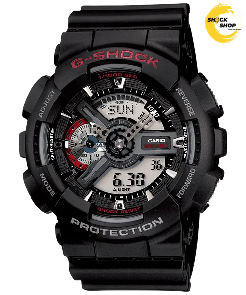 CASIO G-SHOCK นาฬิกาข้อมือผู้ชาย รุ่น GA-110-1A จีช็อค