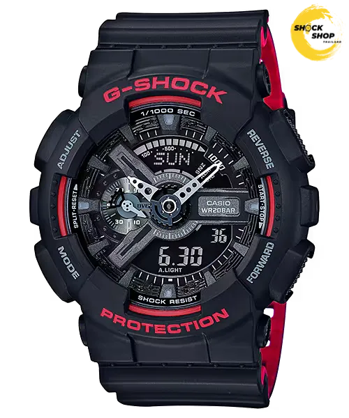 CASIO G-SHOCK นาฬิกาข้อมือผู้ชาย รุ่น GA-110HR-1A จีช็อค